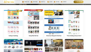 Các dự án thiết kế website T&T VNG đã thực thiện